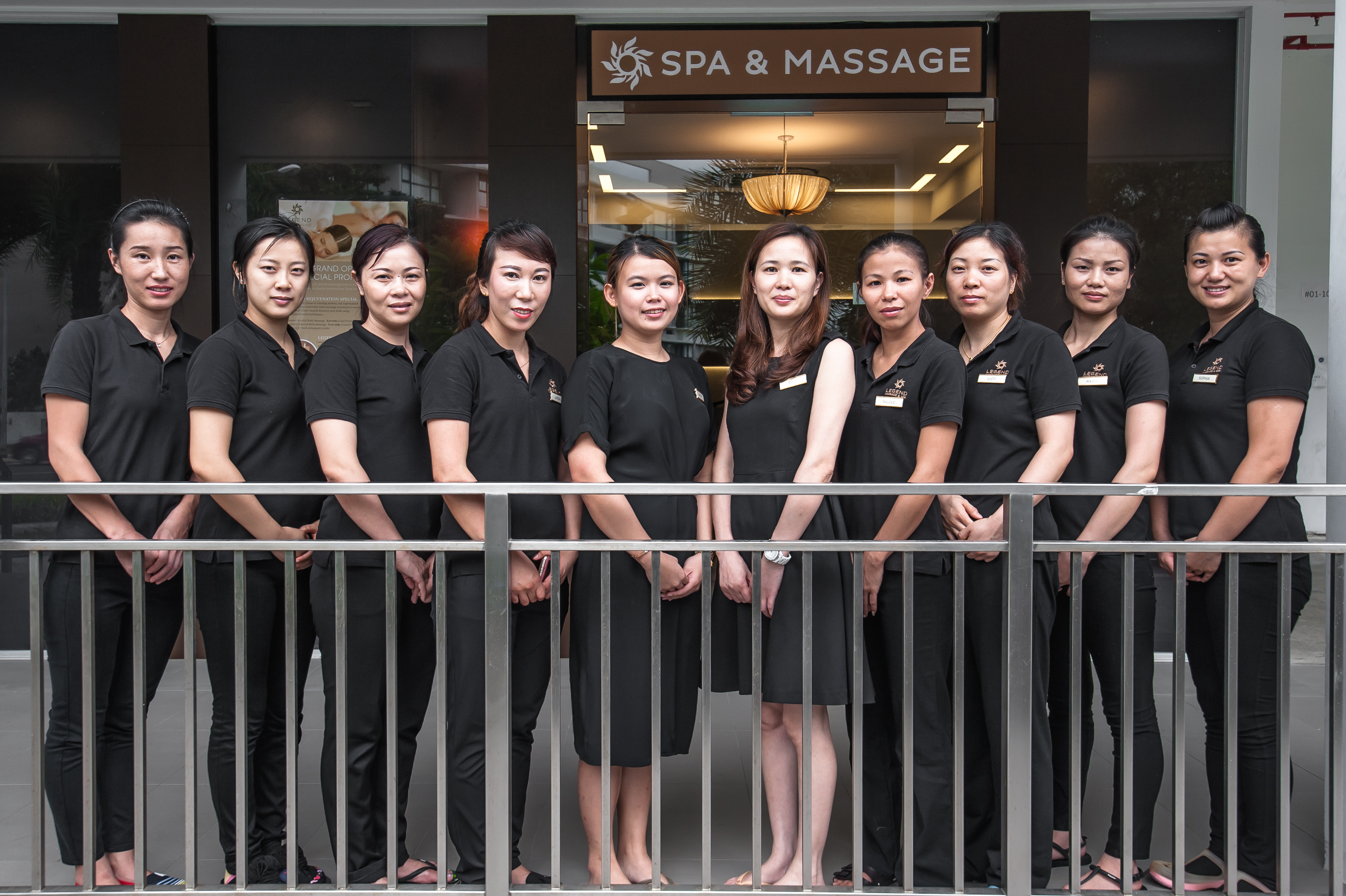 legend spa and massage staff